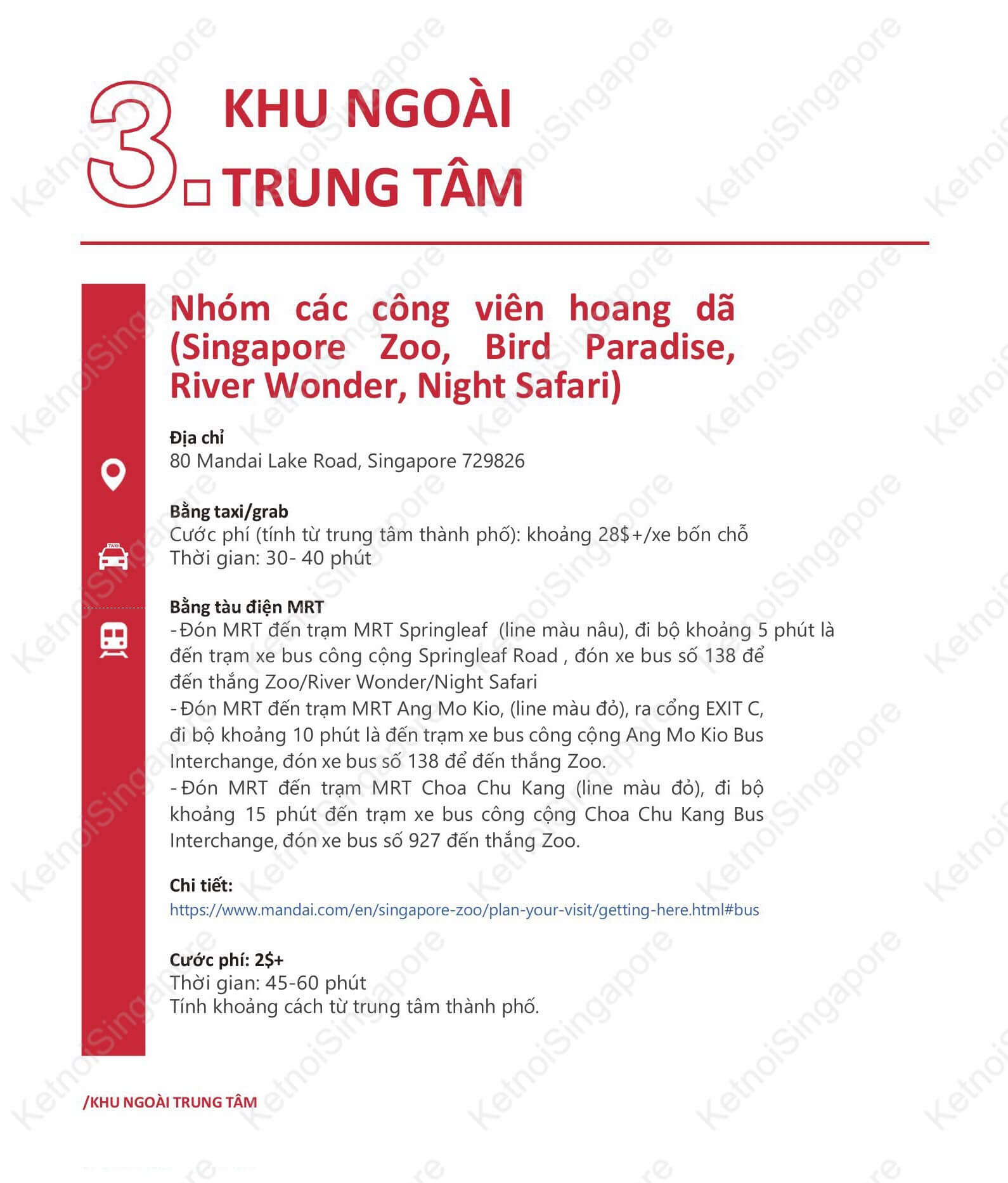 Hướng Dẫn Cách Đi Đến Những Điểm Tham Quan Vui Chơi Tại Singapore