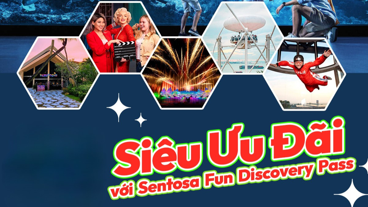 Sentosa Fun Discovery Pass Tiện Lợi & Linh Hoạt