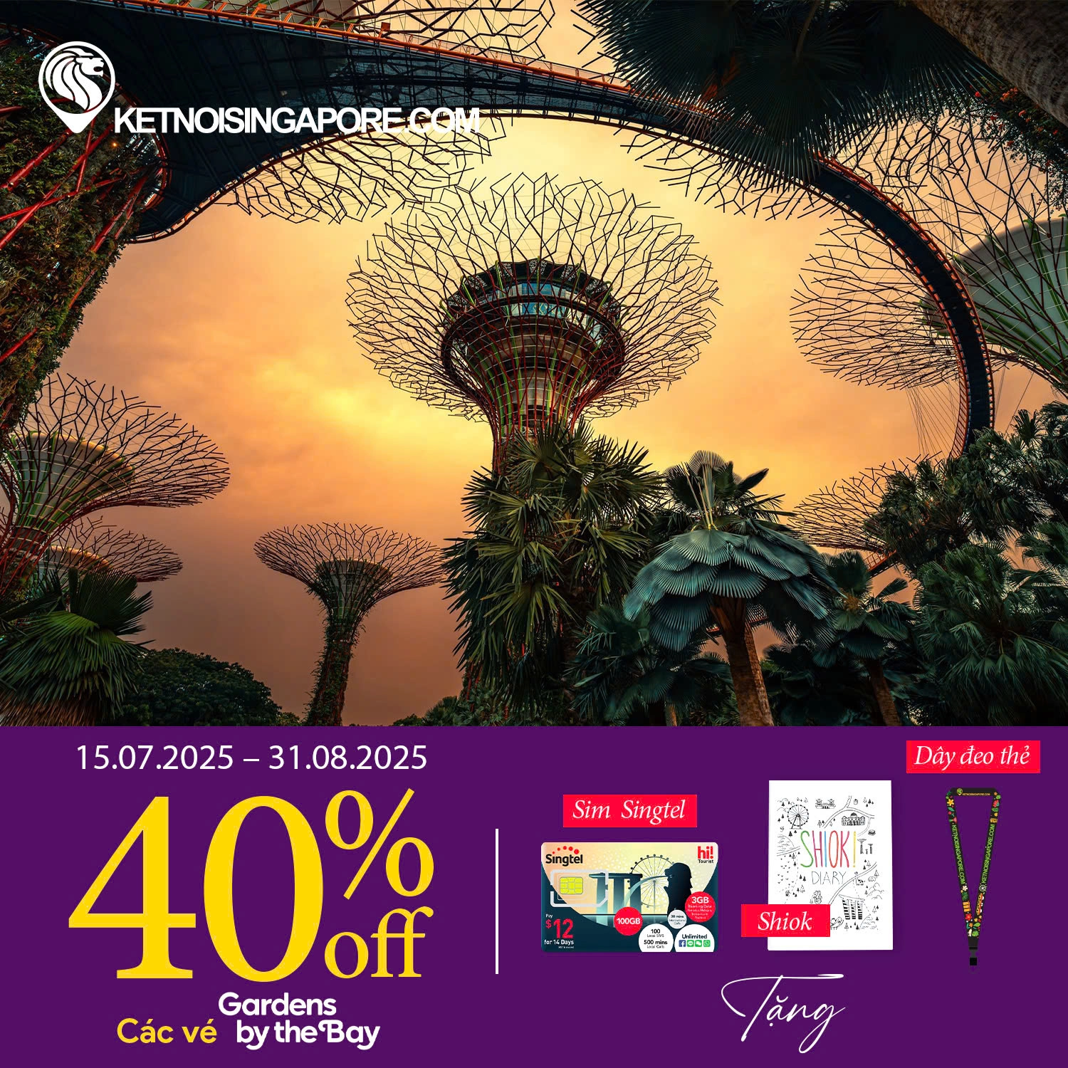 Top 6 Trải Nghiệm Đặc Sắc Nhất Khi Đến Gardens By The Bay